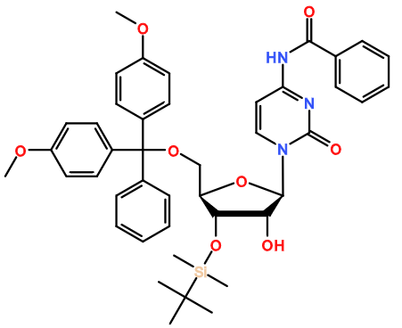 (图片) MC080622 N4-Bz-3'-O-TBDMS-5'-O-DMT-cytidine